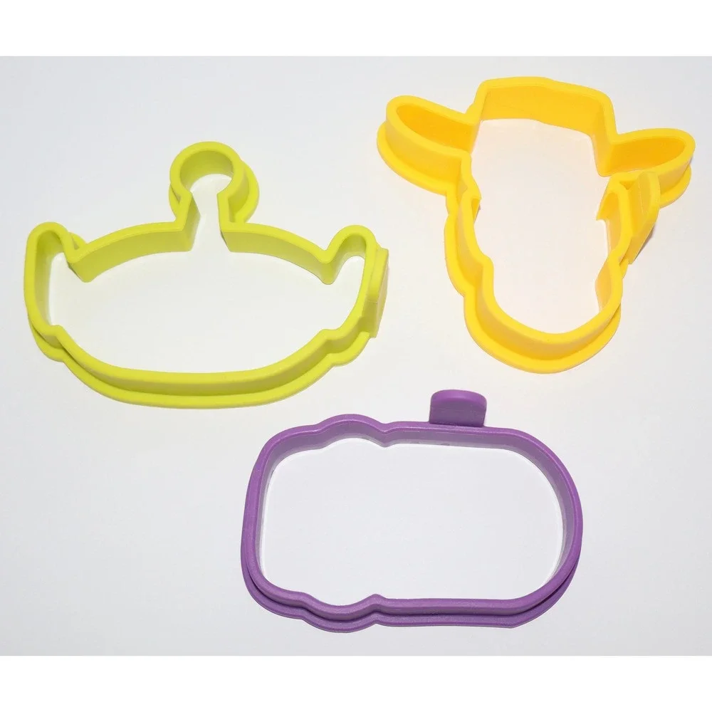 Pampered Chef Disney Toy Story 4 Pancake Molds Stencils Spatula Set 8 pc Set